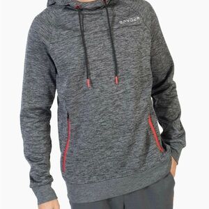 Spyder Men's Gray Heather Hooded Pullover